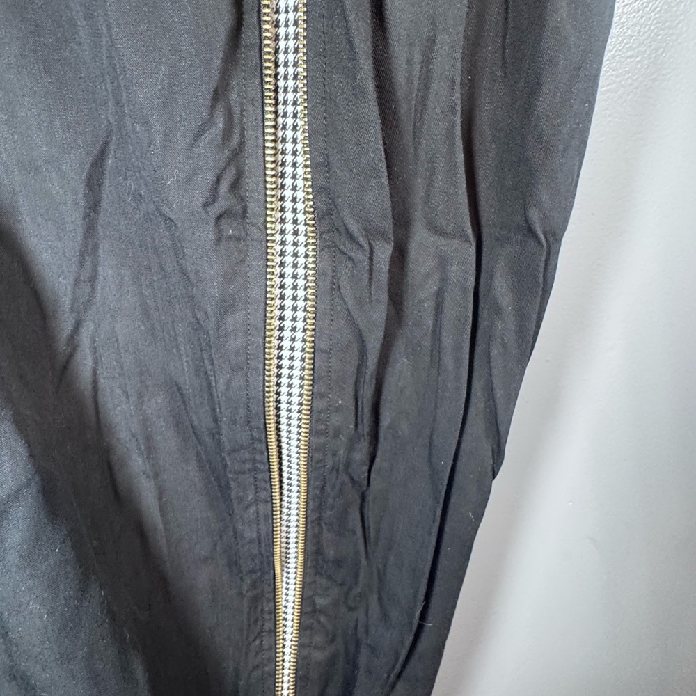 Lane Bryant Black Pants w/ Side Zipper & Houndstooth Detail - Size 22/24 - Picture 3 of 13